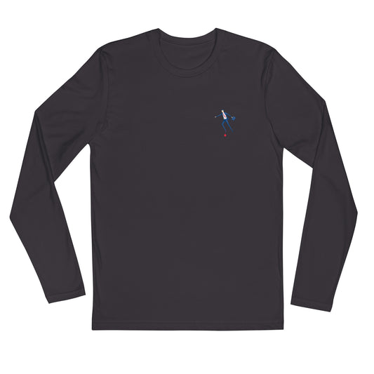 Long Sleeve Fitted Crew